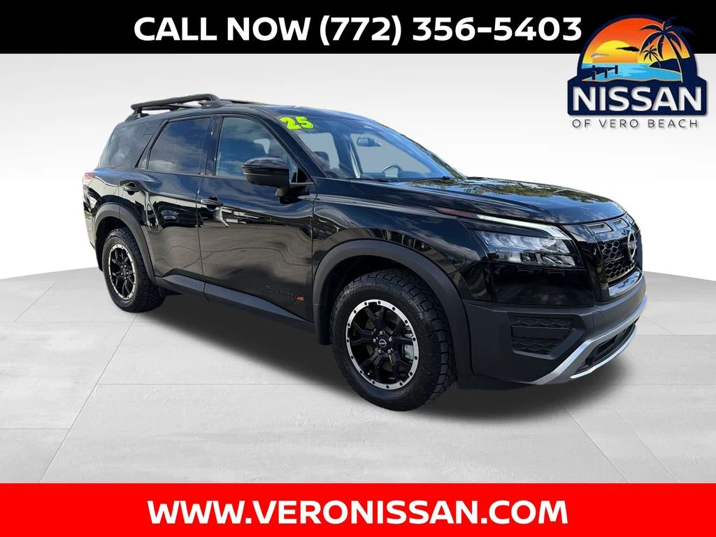 Certified Used 2025 Black Nissan Rock Creek image 1