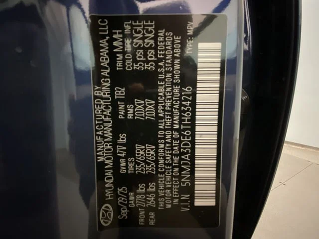 Used 2026 Blue Hyundai SE image 27