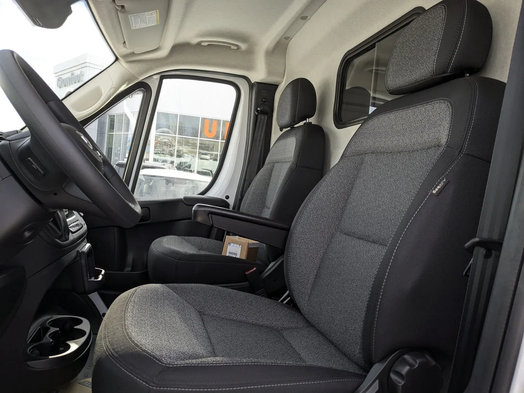 New 2026 White RAM Tradesman - - Super High Roof - Cargo Partition - Adaptive Cruise - Remote Start & More! image 14