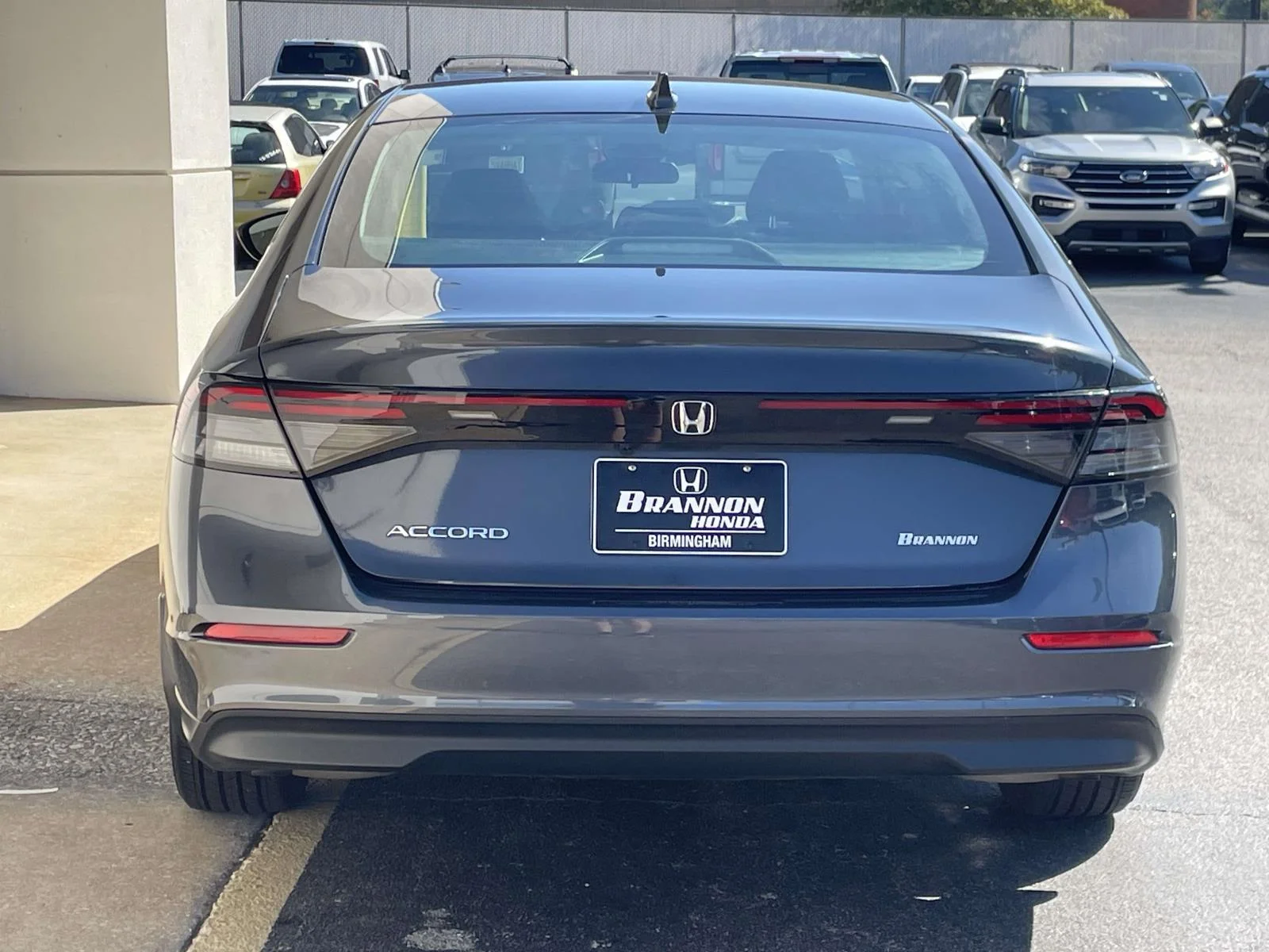 Used 2024 Meteorite Gray Metallic Honda EX CVT image 3