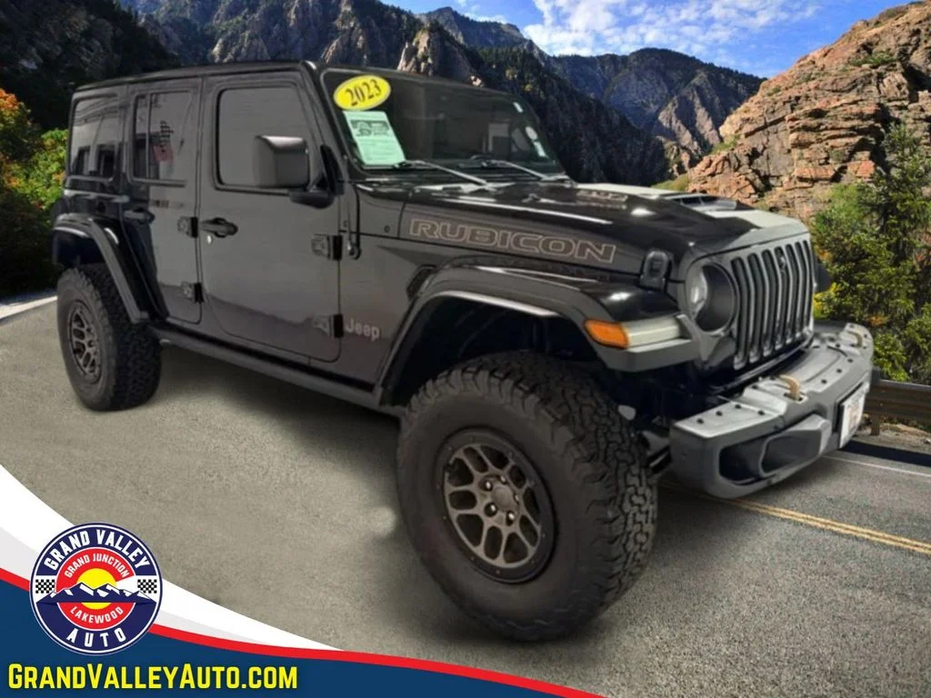 Used 2023 Black Jeep Rubicon 392 image 1