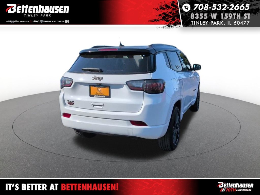 Certified Used 2023 Bright White Clearcoat Jeep High Altitude image 6