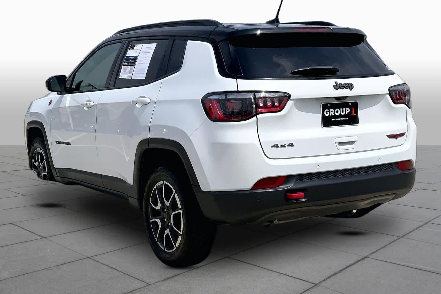 Used 2024 Bright White Clearcoat Jeep Trailhawk image 12