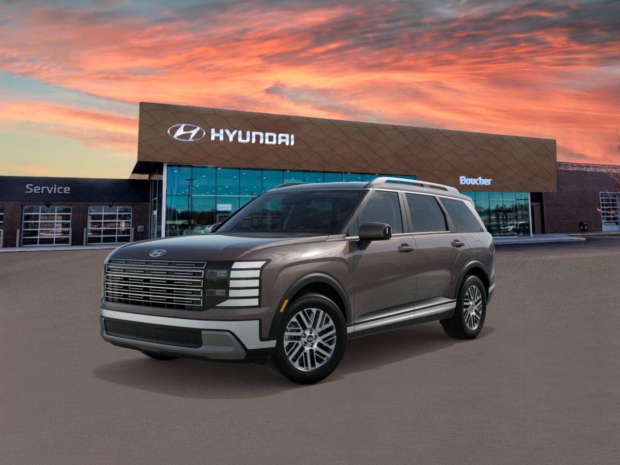 New 2026 Cast Iron Brown Pearl Hyundai SEL AWD image 1