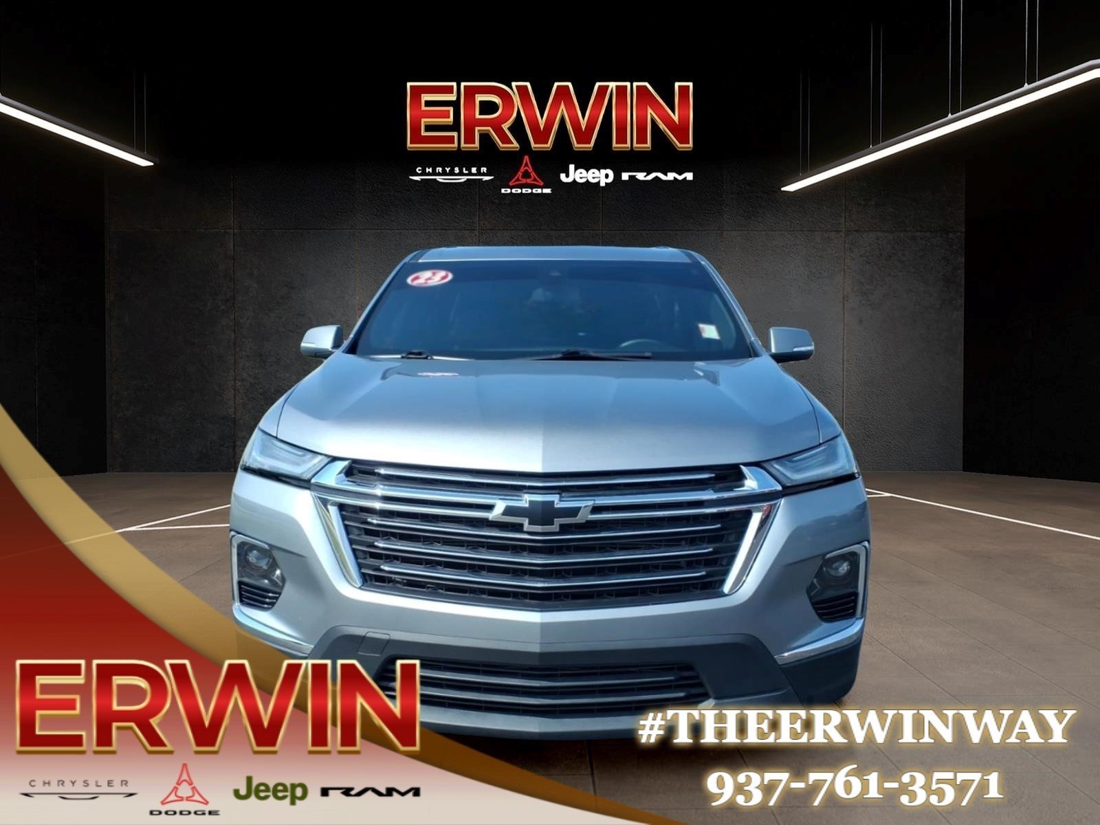 Used 2023 Sterling Gray Metallic Chevrolet LT Leather image 2