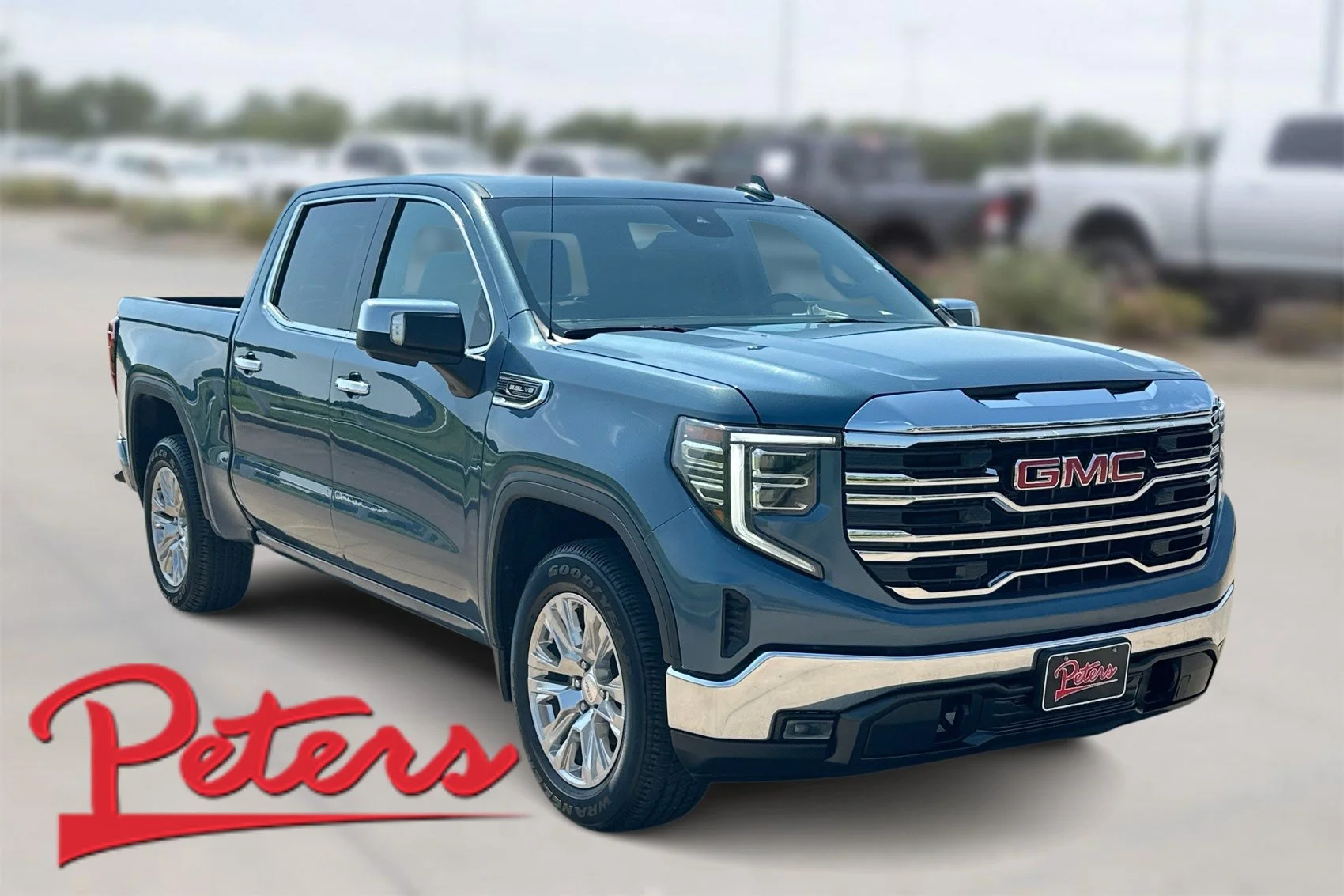 Used 2024 Downpour Metallic GMC SLT image 1