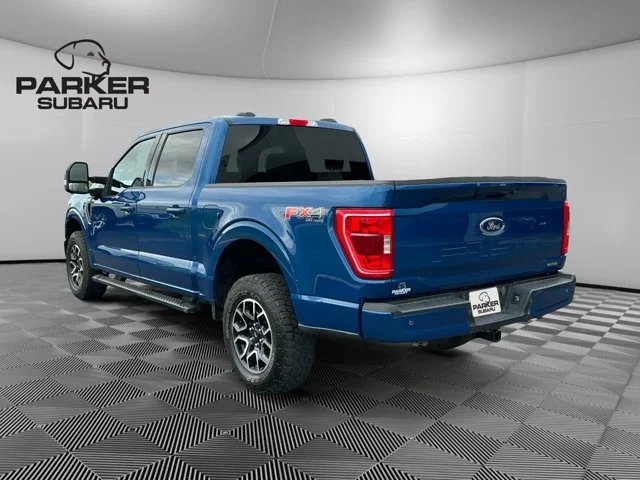 Used 2023 Atlas Blue Metallic Ford XLT image 3