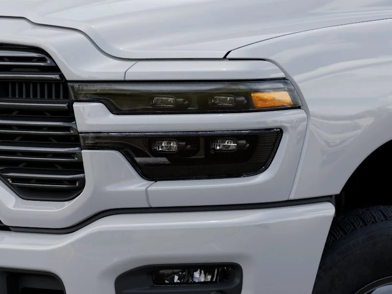 New 2026 Bright White Clear-Coat Exterior Paint RAM Laramie image 12