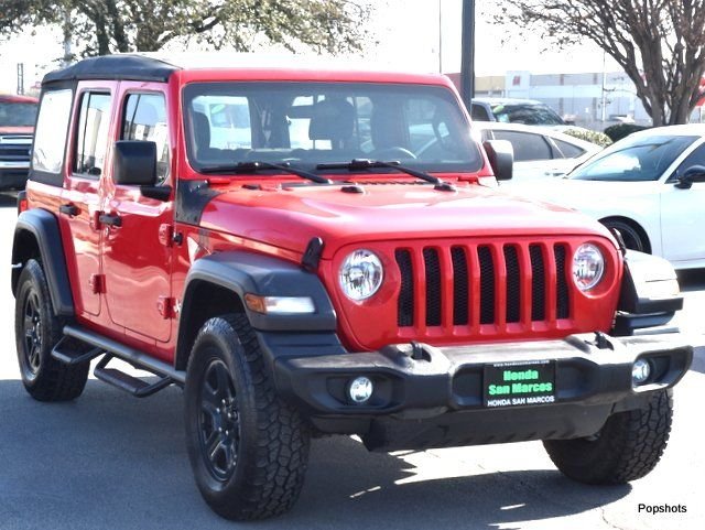 Used 2018 Jeep All-New Wrangler Unlimited Sport with VIN 1C4HJXDG6JW169146 for sale in San Marcos, TX