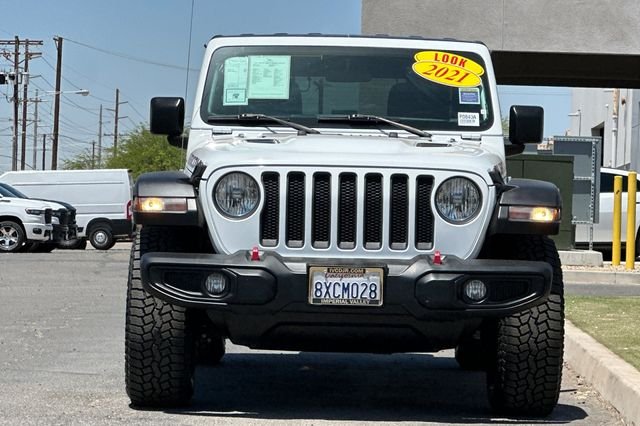 Certified Used 2021 White Jeep Unlimited Rubicon image 9