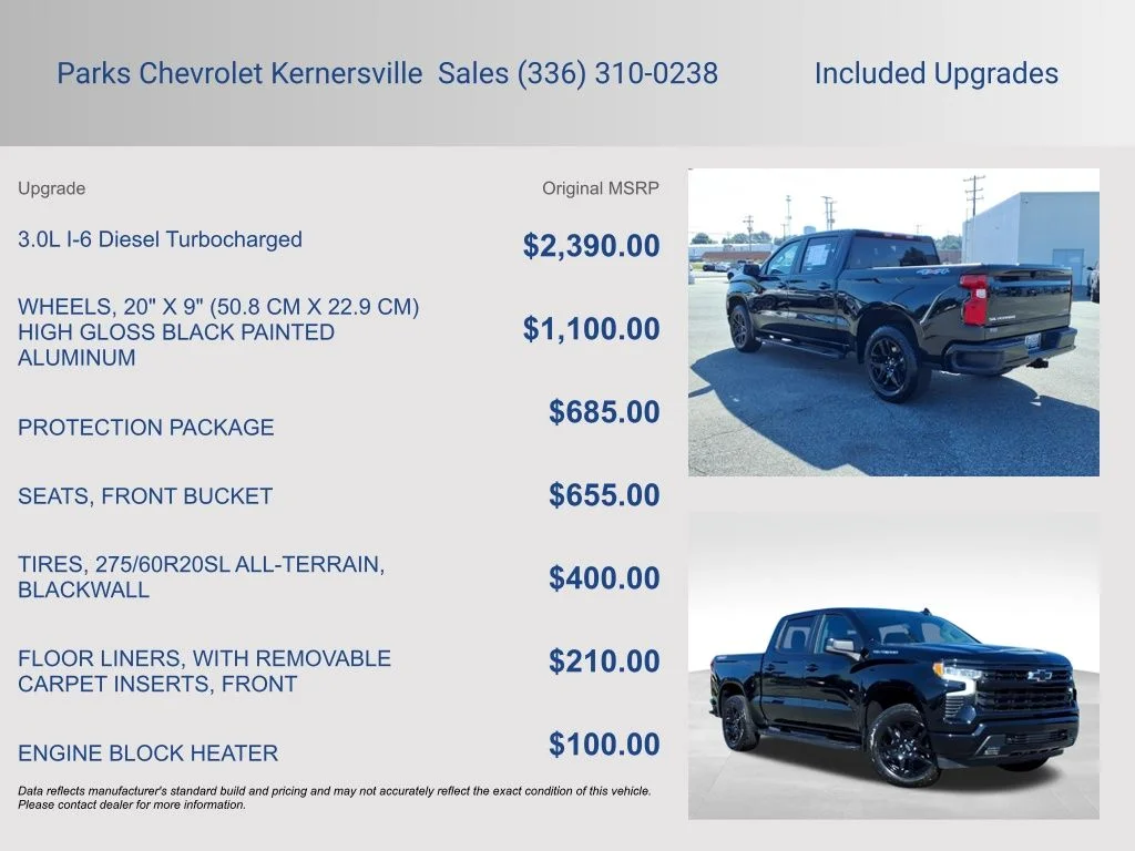 Certified Used 2025 Black Chevrolet RST image 4