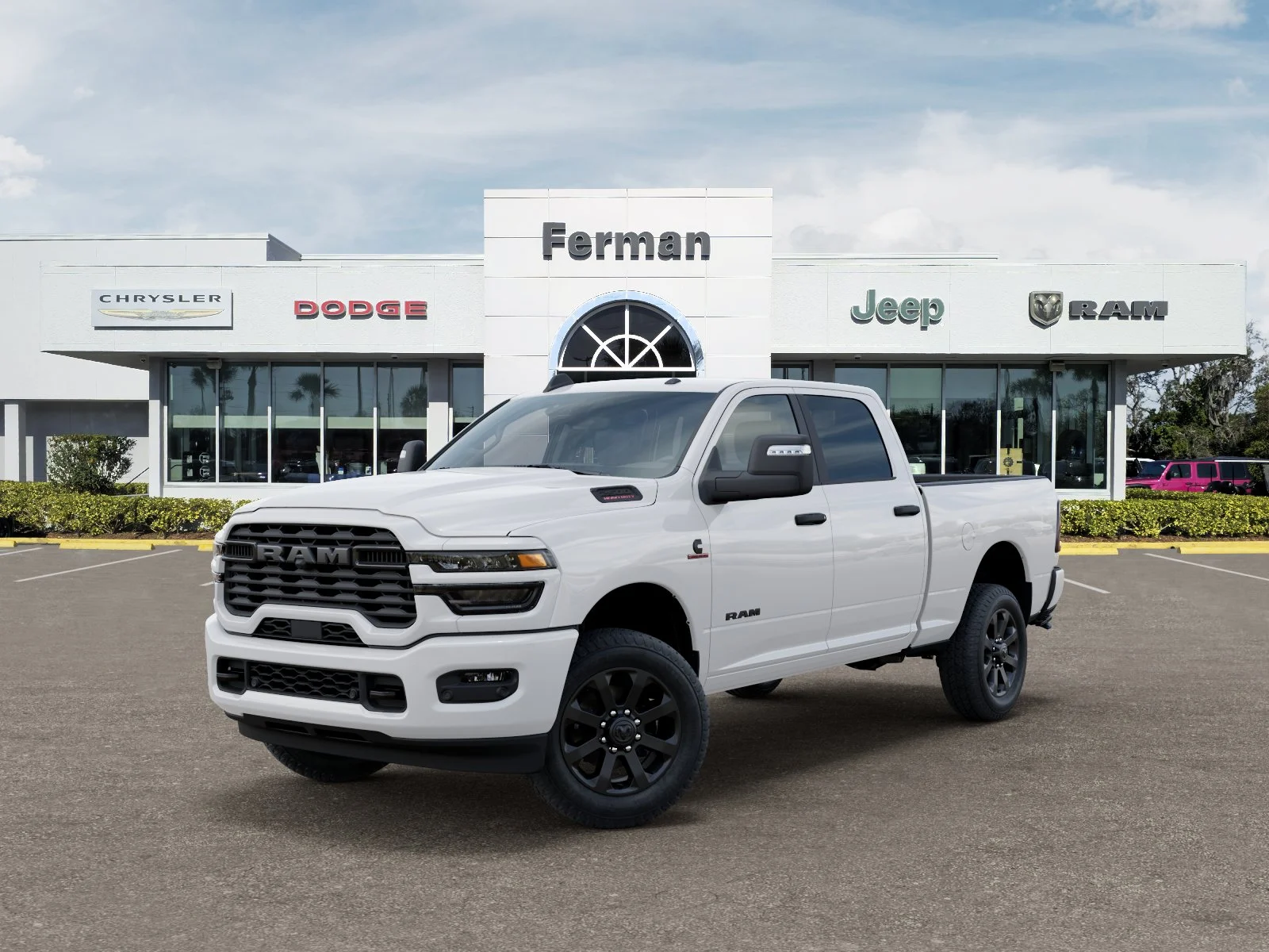 New 2026 Bright White Clear-Coat Exterior Paint RAM Big Horn image 32