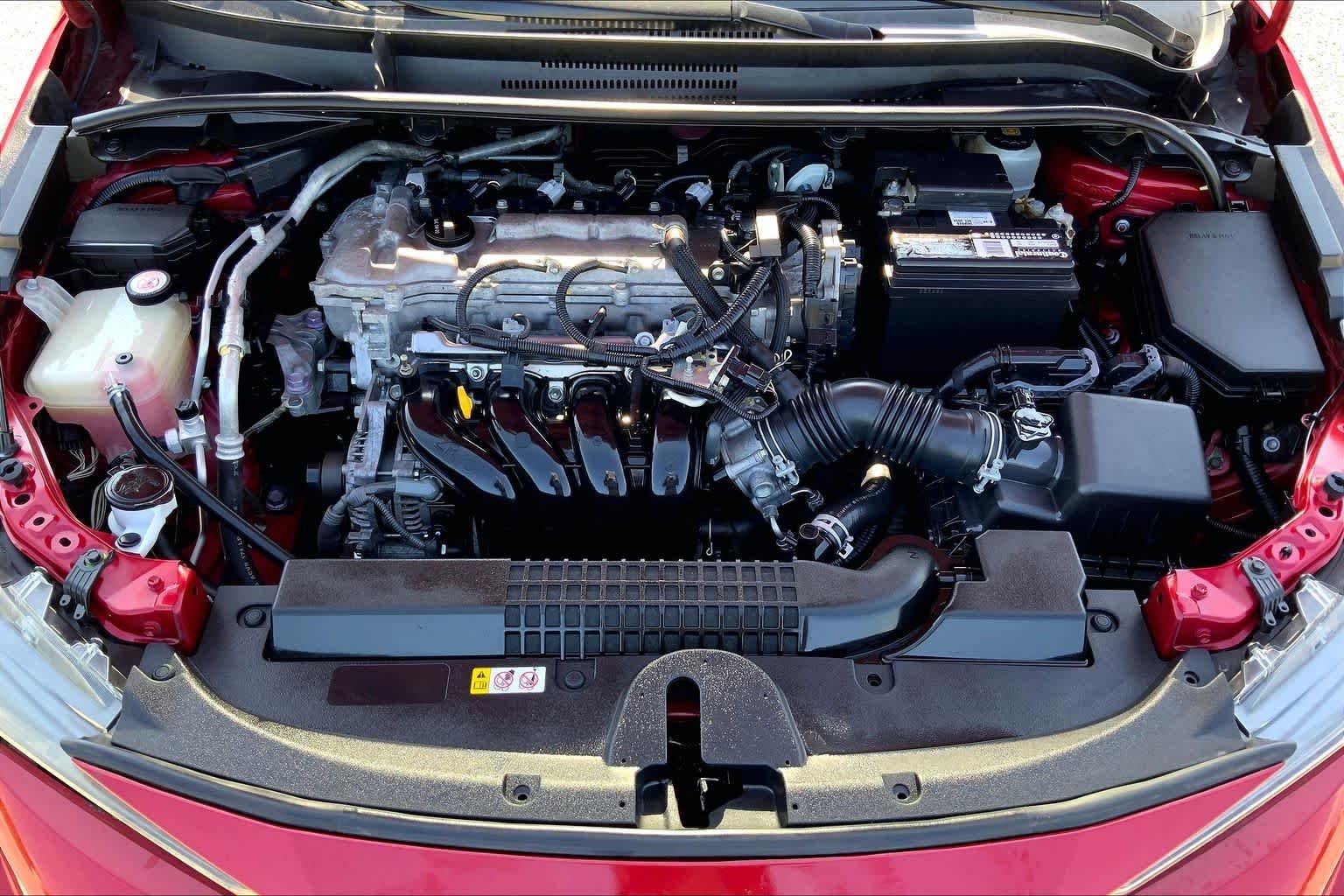 Used 2020 Barcelona Red Metallic Toyota LE image 31