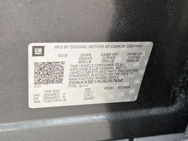 Used 2018 Gray Chevrolet LT image 32