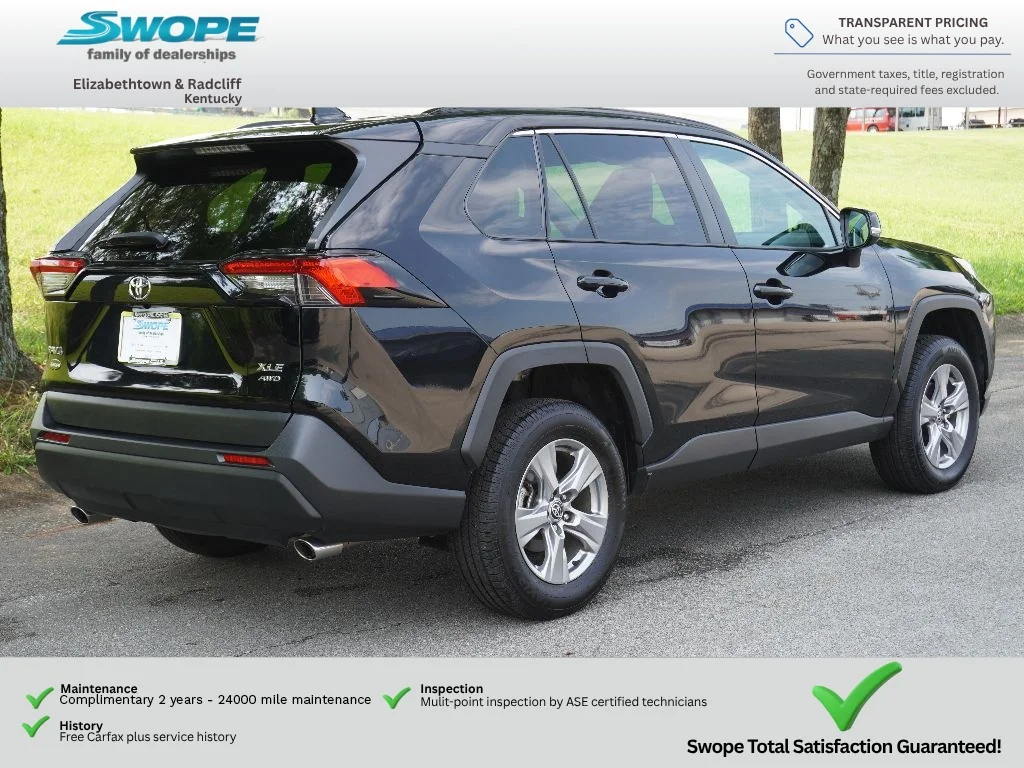 Used 2024 Midnight Black Metallic Toyota XLE image 3