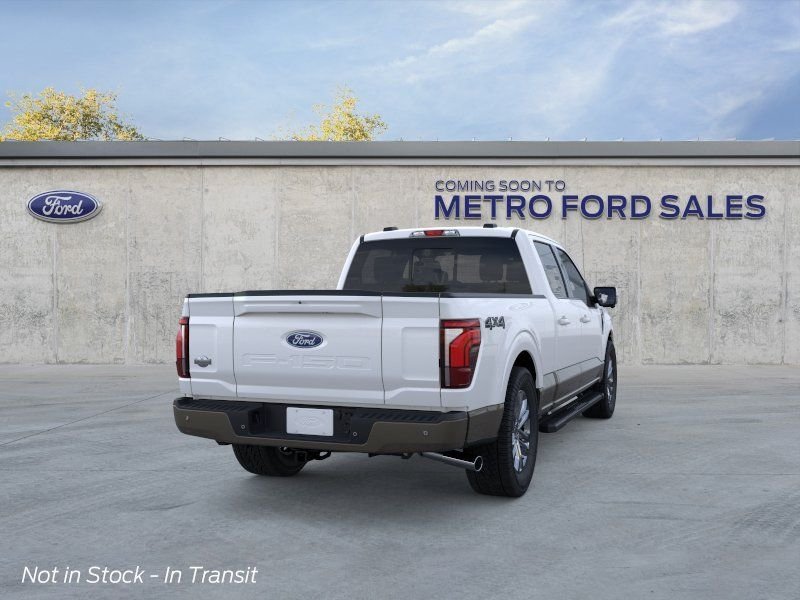 New 2026 Star White Metallic Tri-Coat Ford King Ranch image 8