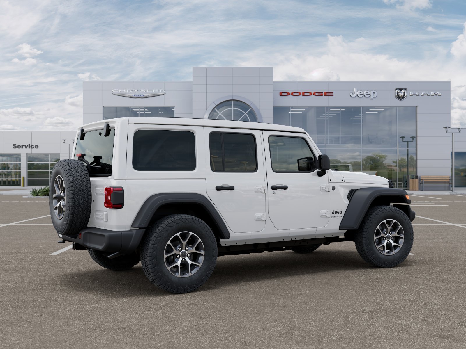 New 2026 Bright White Clearcoat Jeep Sport S image 30