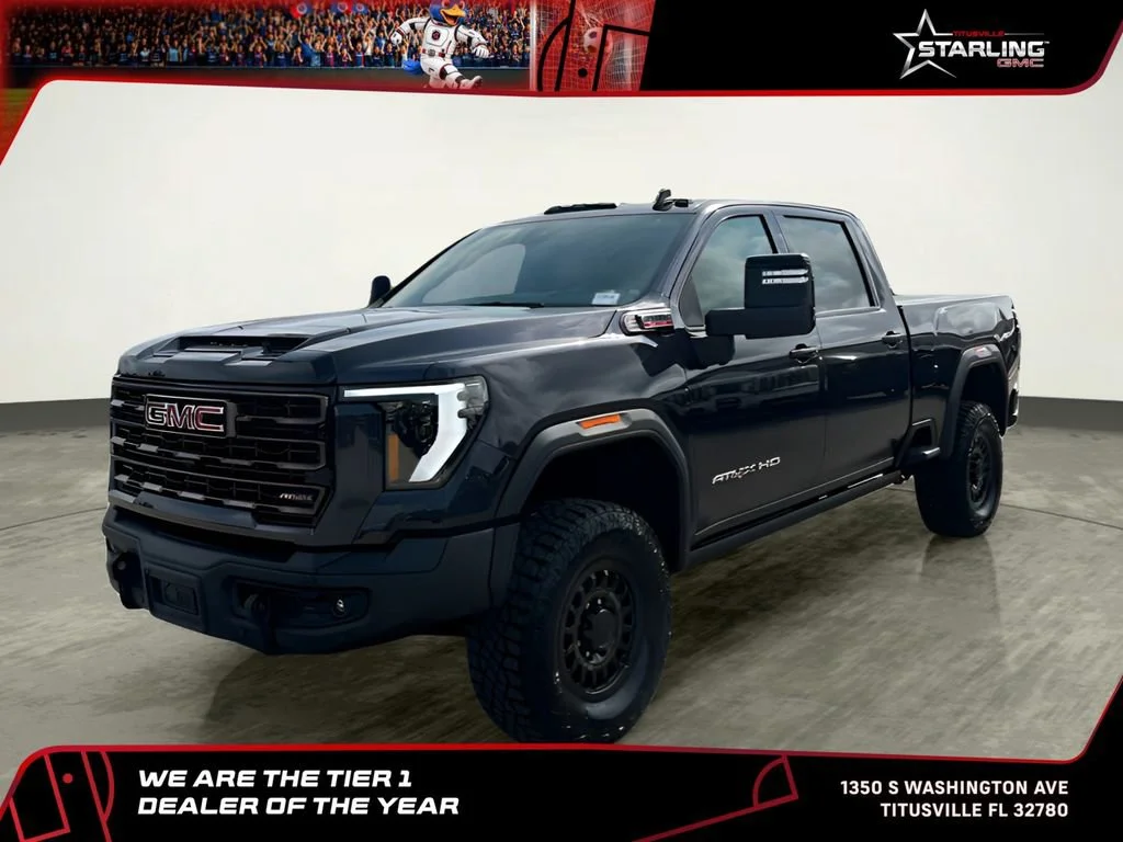 New 2026 Titanium Rush Metallic GMC AT4X image 1