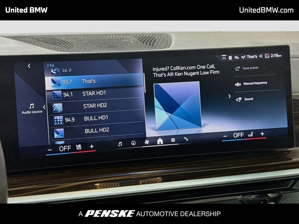 Certified Used 2025 Black Sapphire Metallic BMW xDrive50e image 15