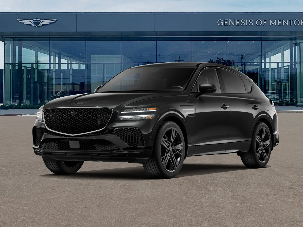 New 2026 Vik Black Pearl Metallic Genesis 3.5T E-SC Prestige Black AWD image 1