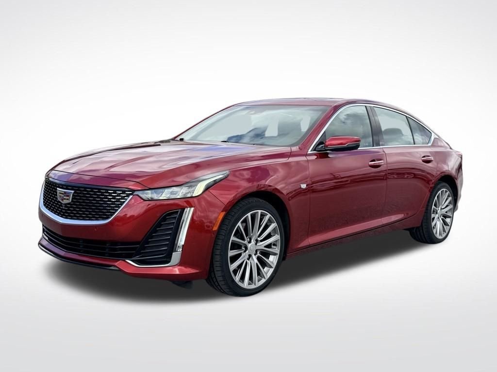 Used 2023 Red Cadillac Premium Luxury image 2