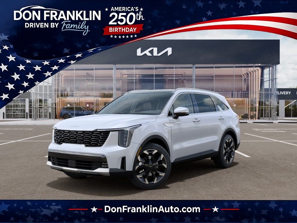 New 2026 Glacial White Pearl Kia EX image 1