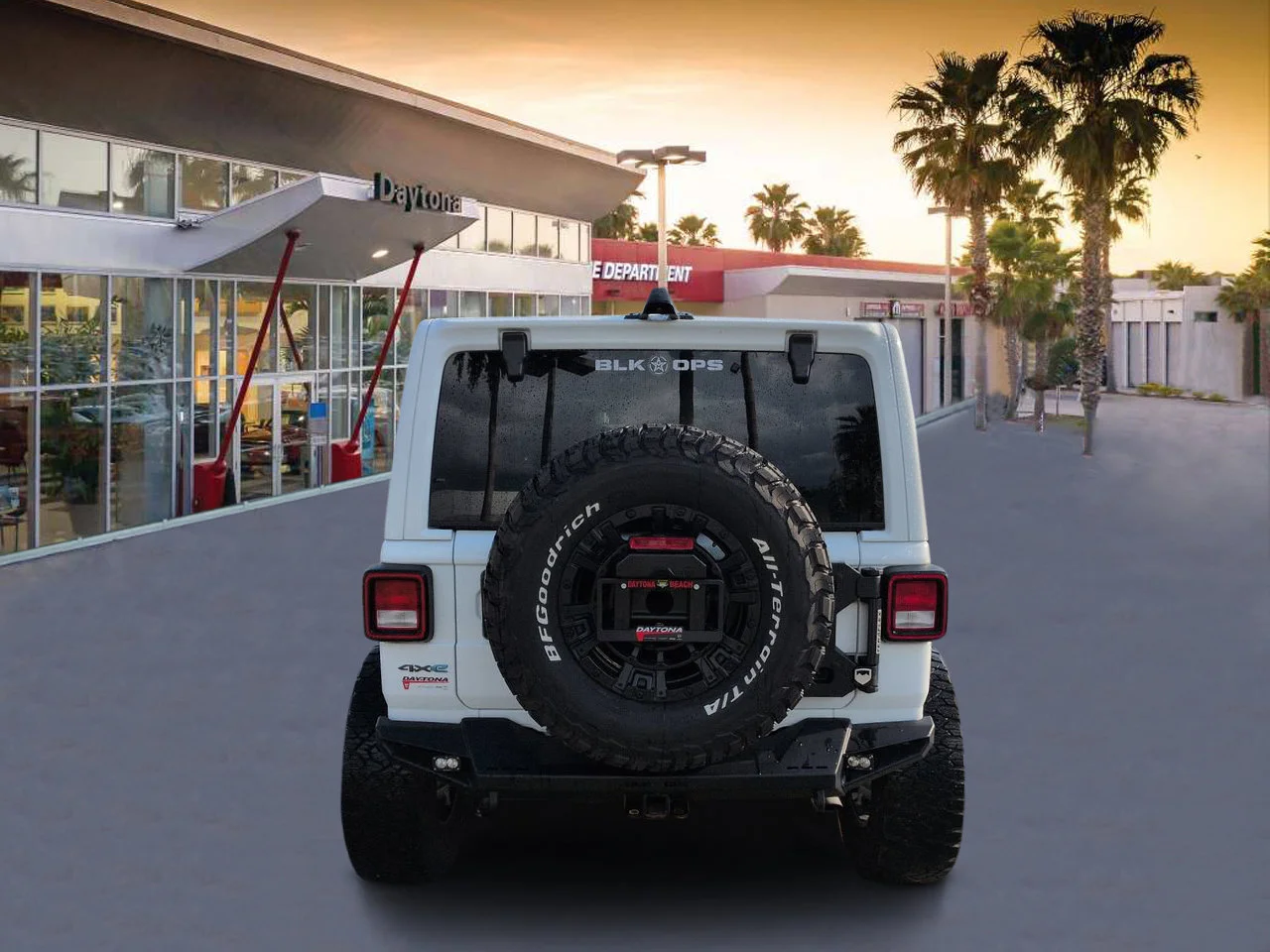 Used 2024 Bright White Clearcoat Jeep Willys image 4