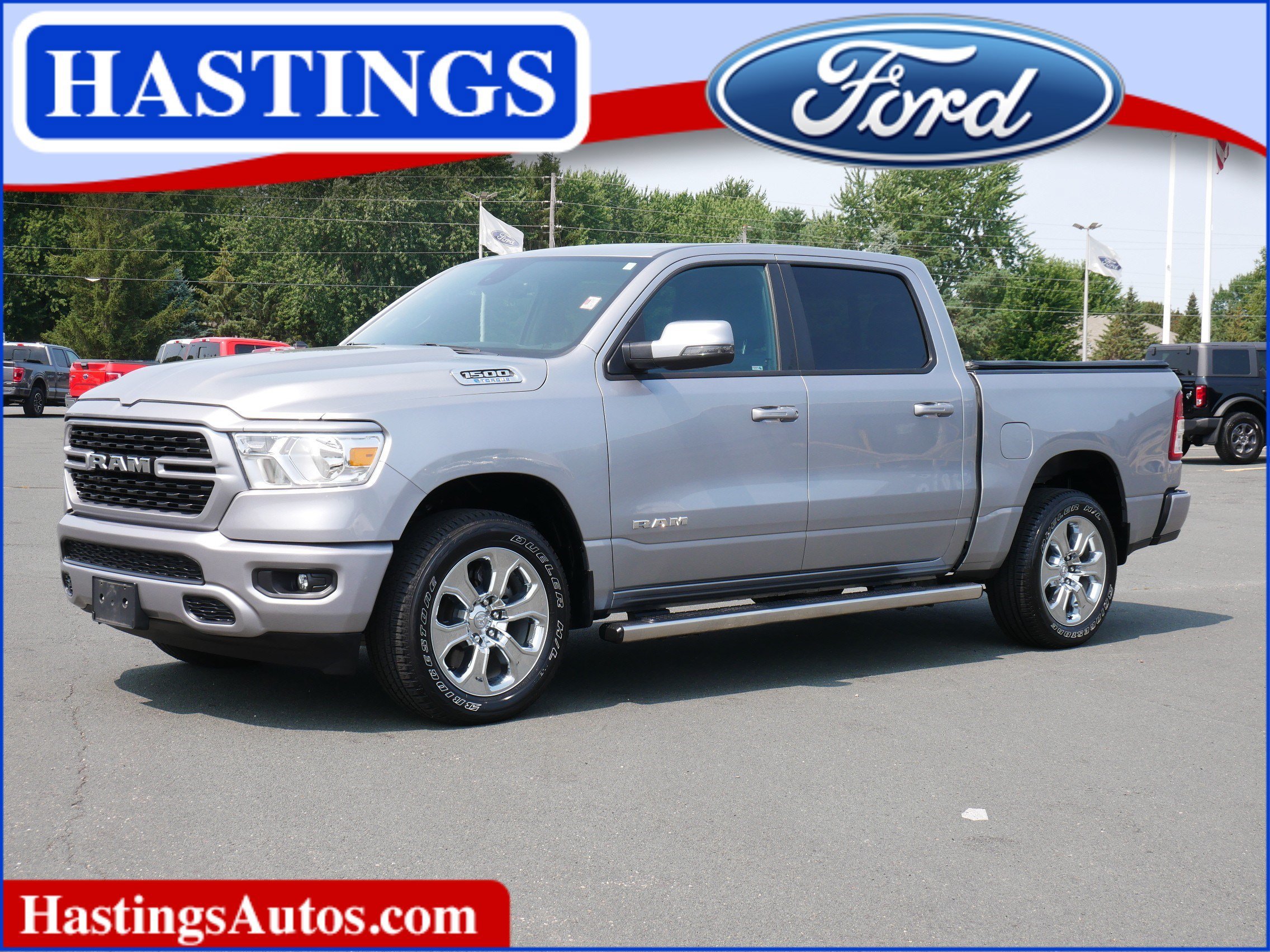 Used 2024 Billet Silver Metallic Clearcoat Ram Big Horn image 1