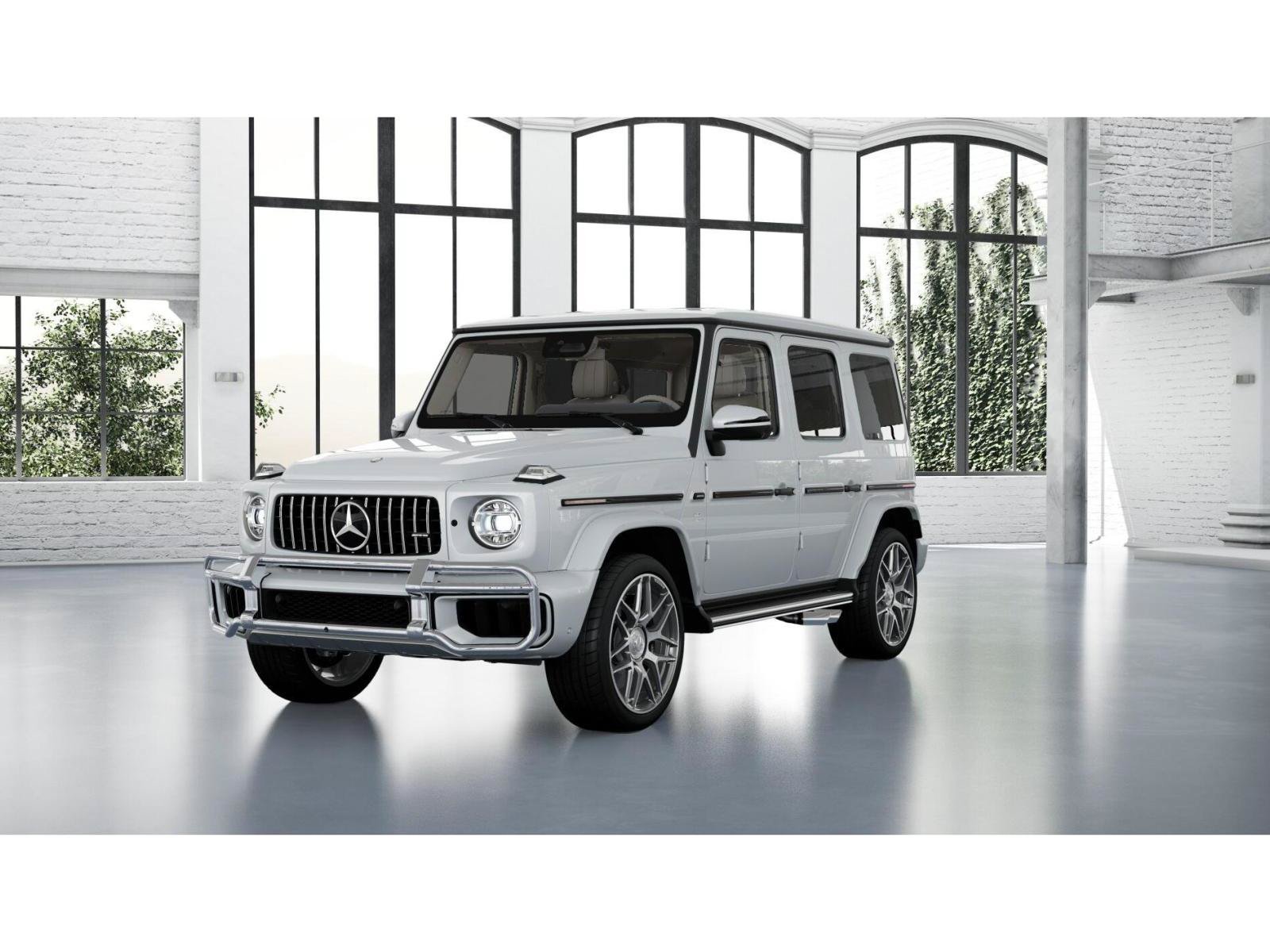 New 2027 MANUFAKTUR Moonlight White Metallic Mercedes-Benz AMG® G 63 SUV image 83