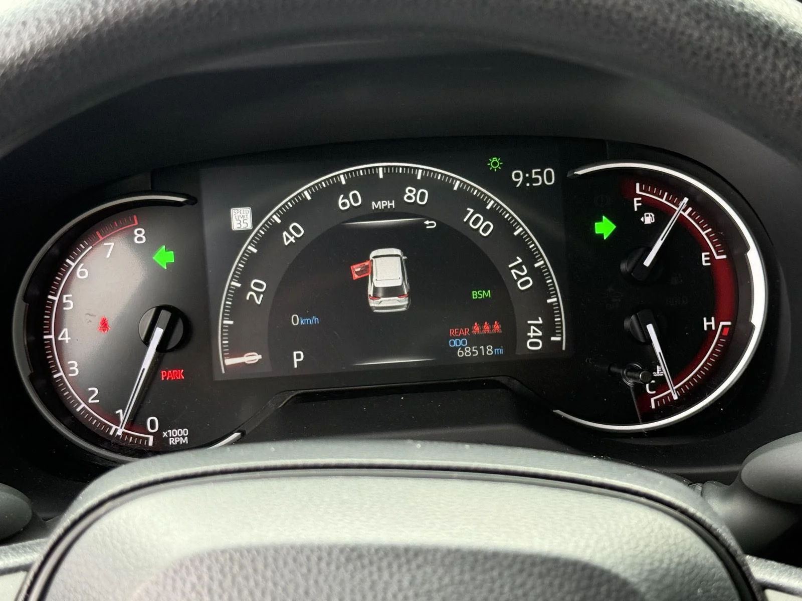 Used 2025 Midnight Black Metallic Toyota LE image 15