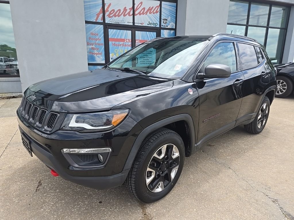 Used 2018 Jeep Compass Trailhawk with VIN 3C4NJDDB3JT168886 for sale in Excelsior Springs, MO