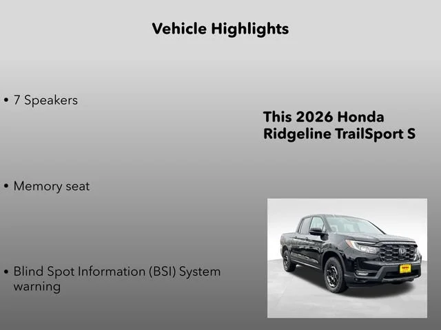 2026 Honda Ridgeline TrailSport - Photo 31