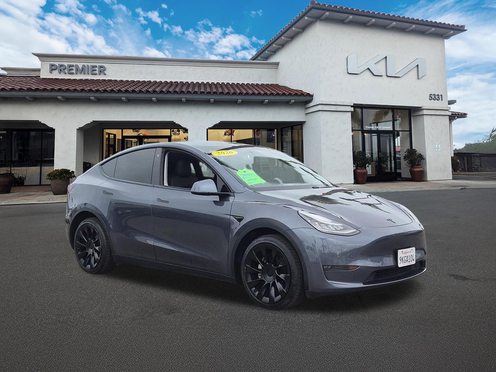 Used 2020 Tesla Model Y Long Range with VIN 5YJYGDEEXLF059332 for sale in Carlsbad, CA