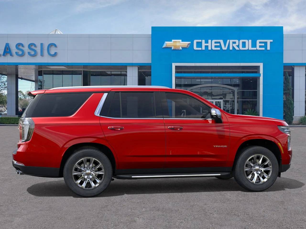 2026 Chevrolet Tahoe Premier Red at Classic Elite Chevrolet Hwy 6