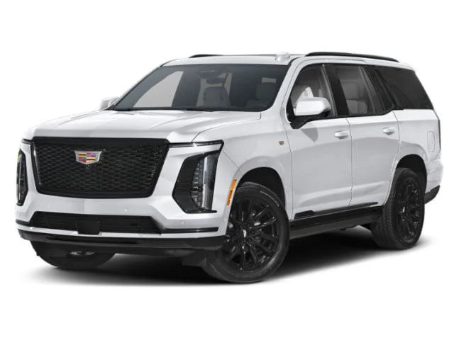 Used 2025 Crystal White Tricoat Cadillac 4WD Sport Platinum image 1