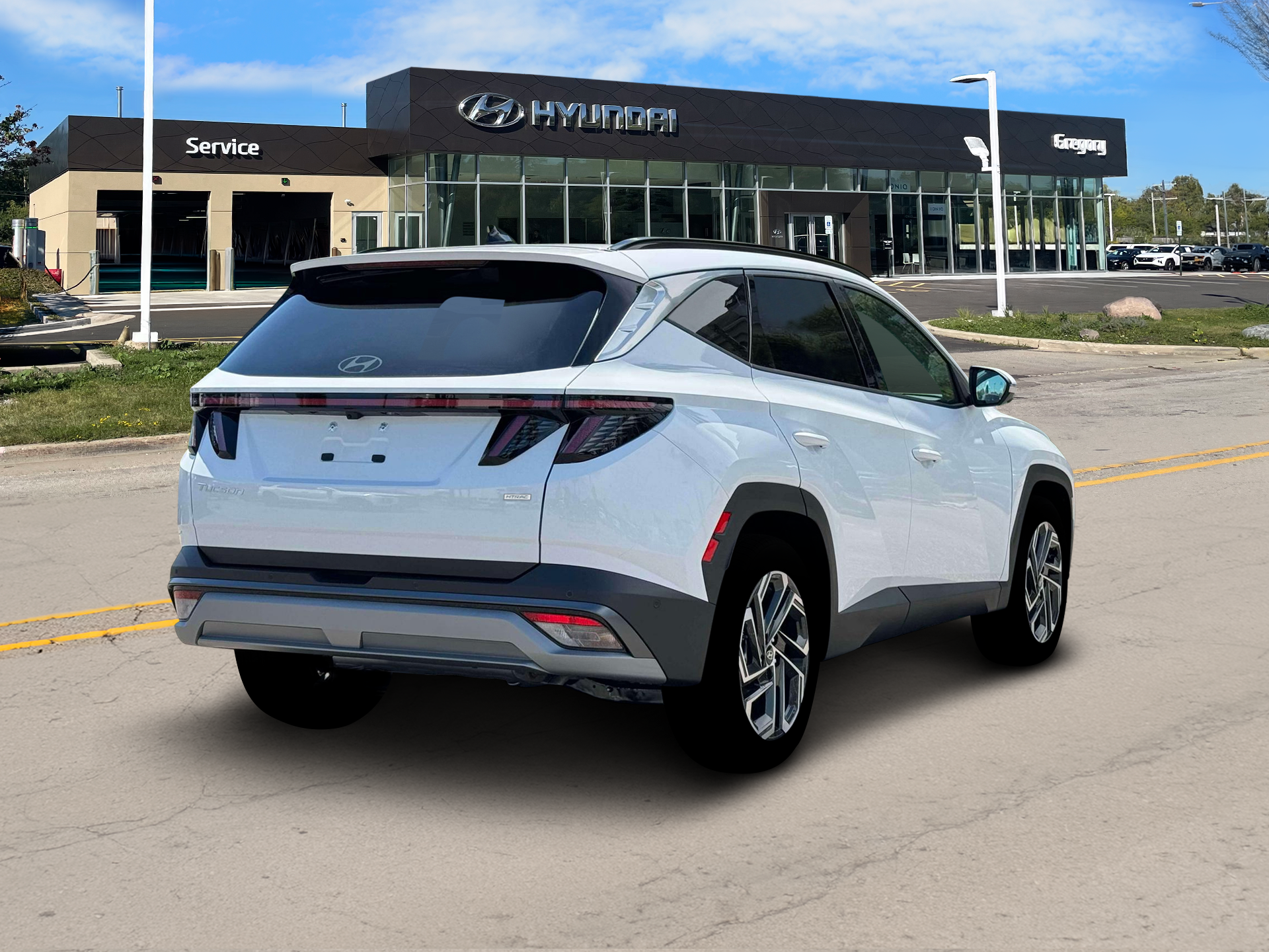 New 2026 White Hyundai Limited AWD image 7
