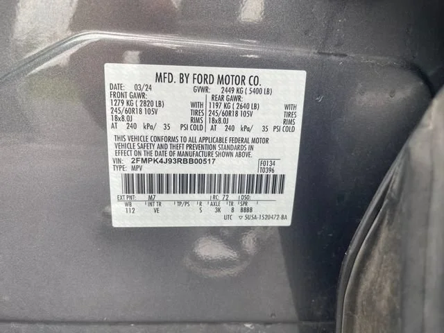 Used 2024 Gray Ford SEL image 32