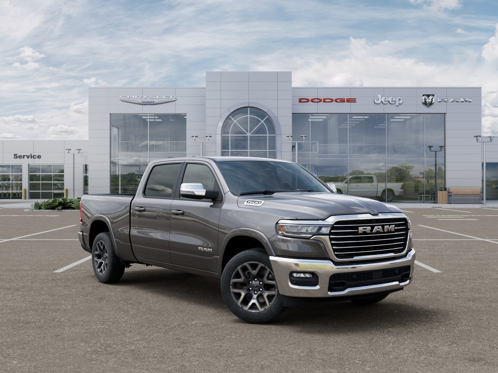 New 2026 Granite Crystal Metallic Clear-Coat Exterior Paint RAM Laramie image 32