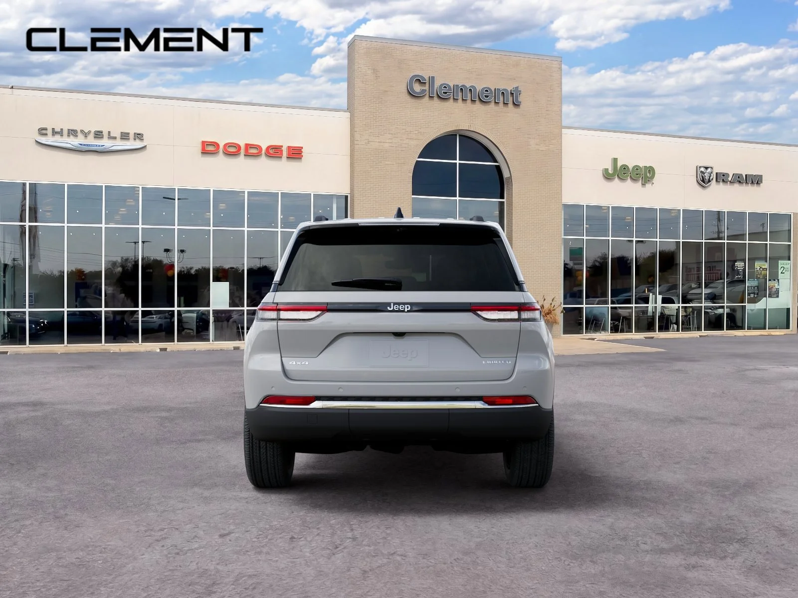 New 2026 Bright White Clear-Coat Exterior Paint Jeep Limited image 8