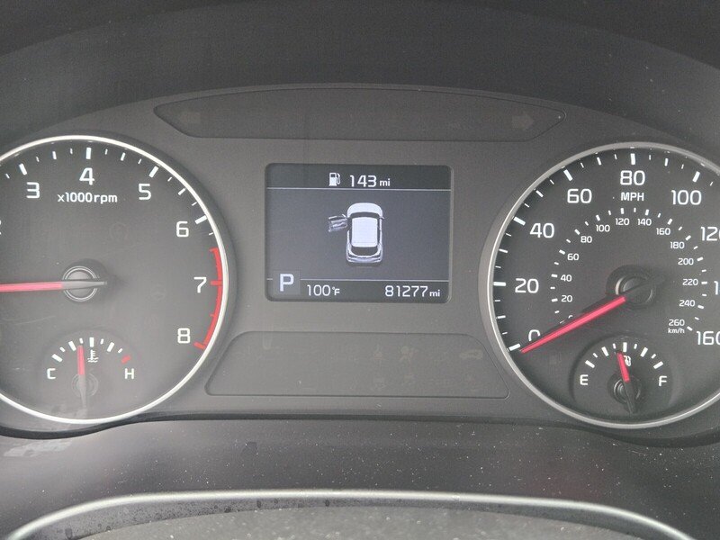 Used 2021 Blue Kia LX image 25