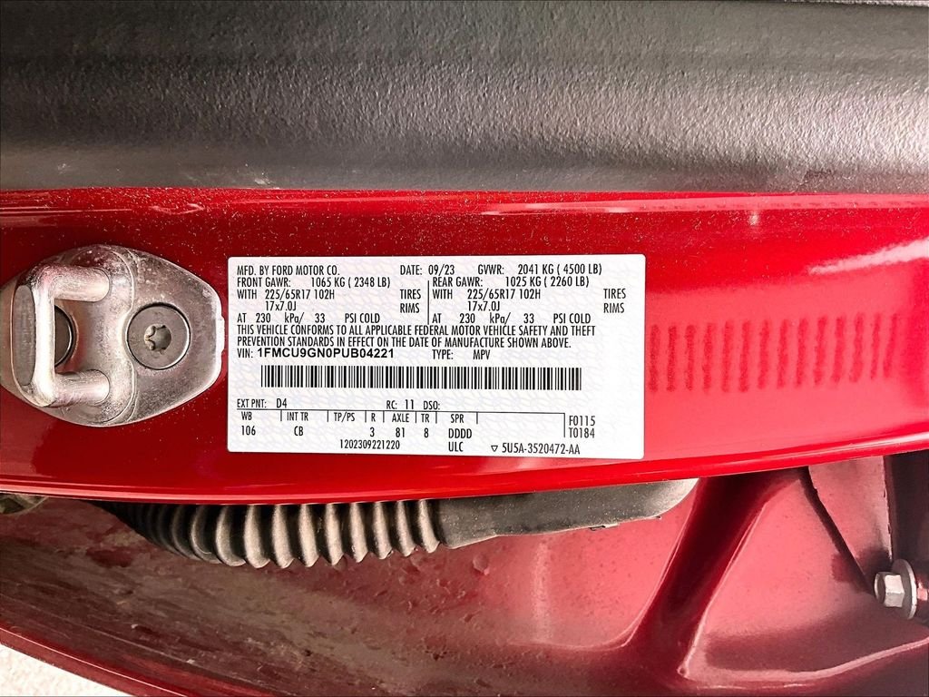 Used 2023 Red Metallic Ford Active image 35