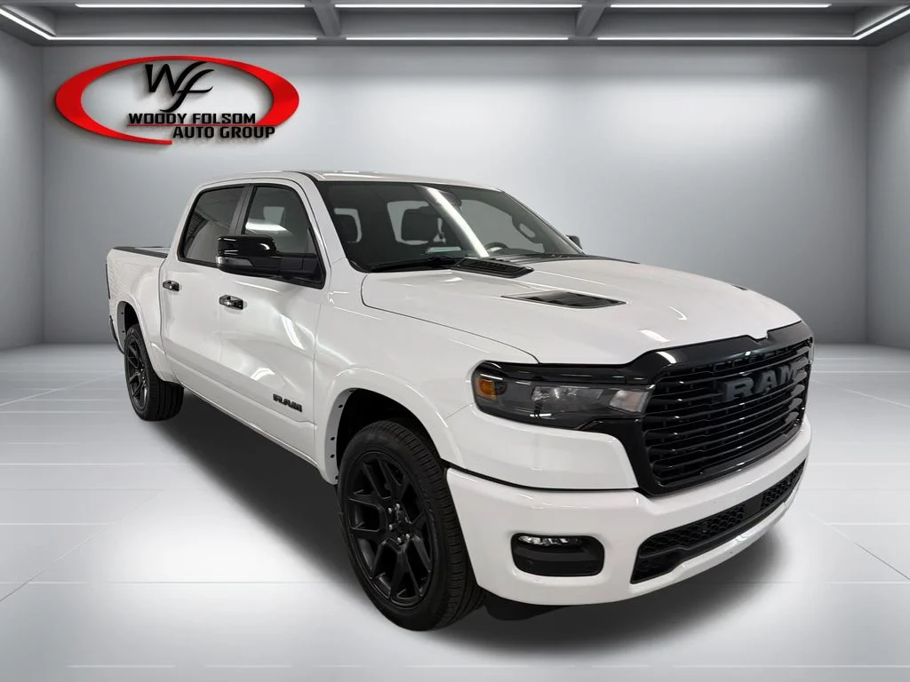 New 2026 Bright White Clear-Coat Exterior Paint RAM Laramie image 3