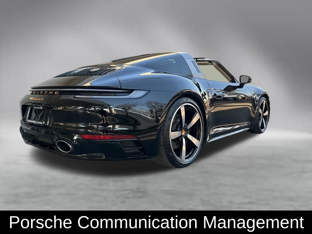 Used 2021 Black Porsche Targa 4S Heritage Design image 5