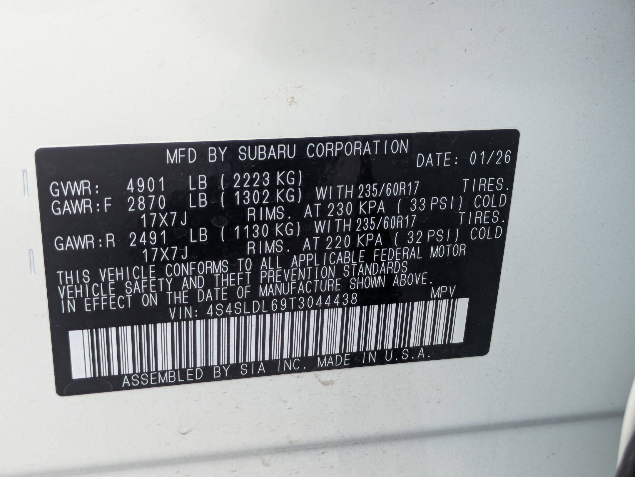 Certified Used 2026 Crystal White Pearl Subaru Wilderness image 33