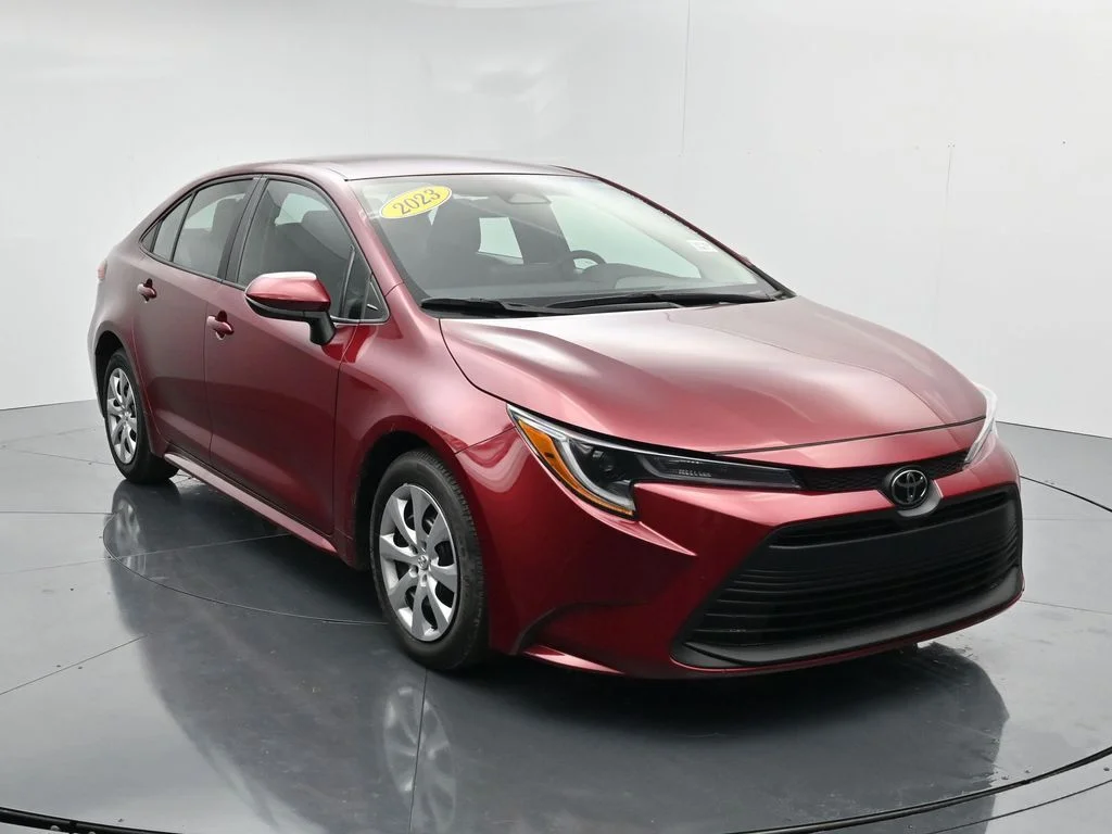 Used 2023 Red Toyota LE image 2