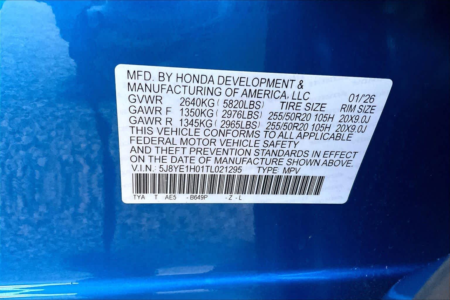 Used 2026 Double Apex Blue Pearl Acura w/A-Spec Package image 33