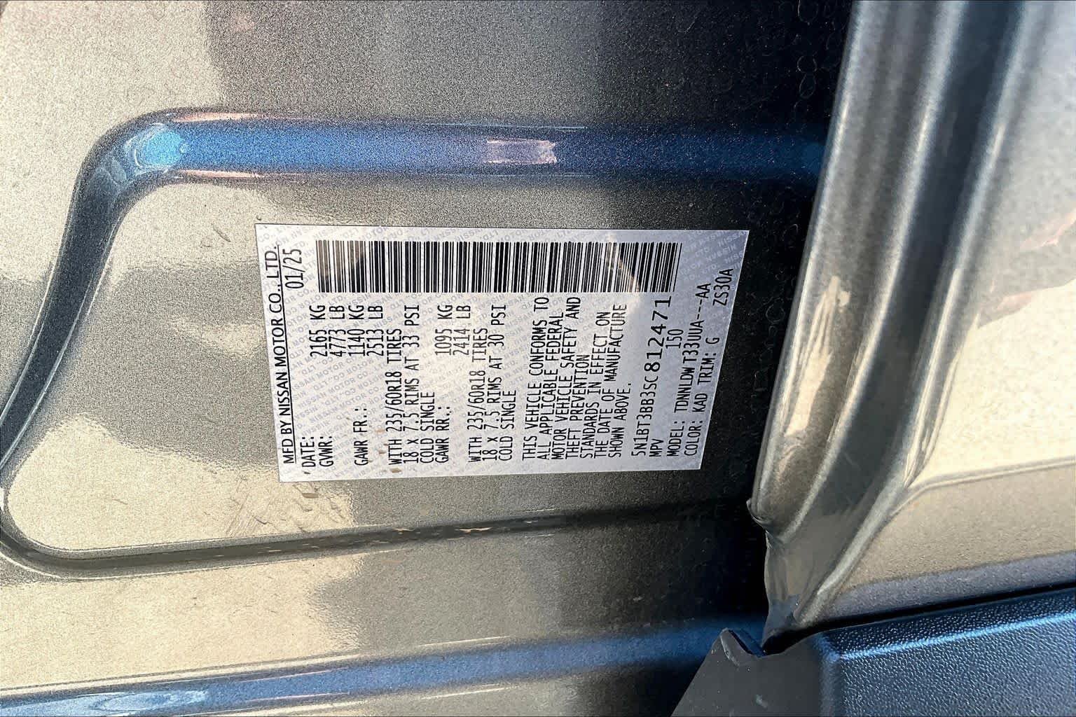 Used 2025 Gun Metallic Nissan SV image 30