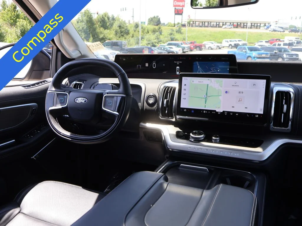 Certified Used 2025 Black Metallic Ford Platinum image 15