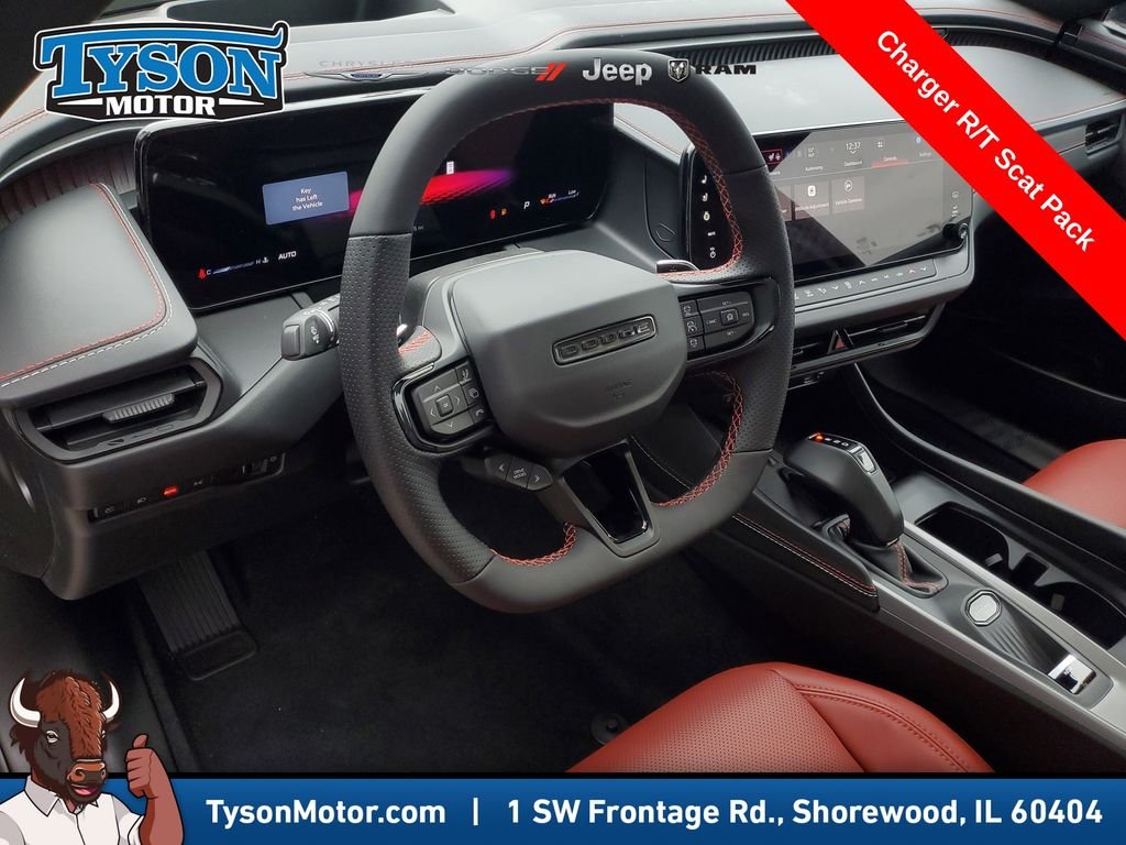 New 2026 Diamond Black Crystal Pearlcoat Dodge Scat Pack Plus image 14