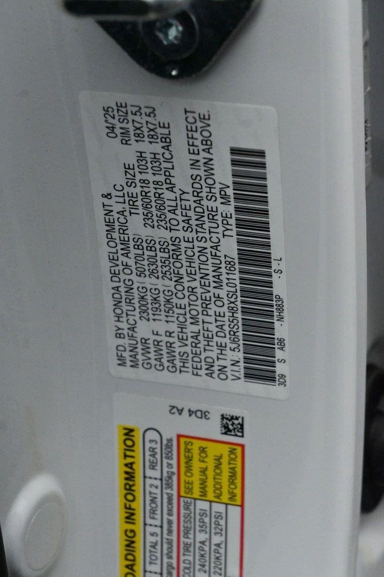 Used 2025 Platinum White Pearl Honda Sport-L image 39